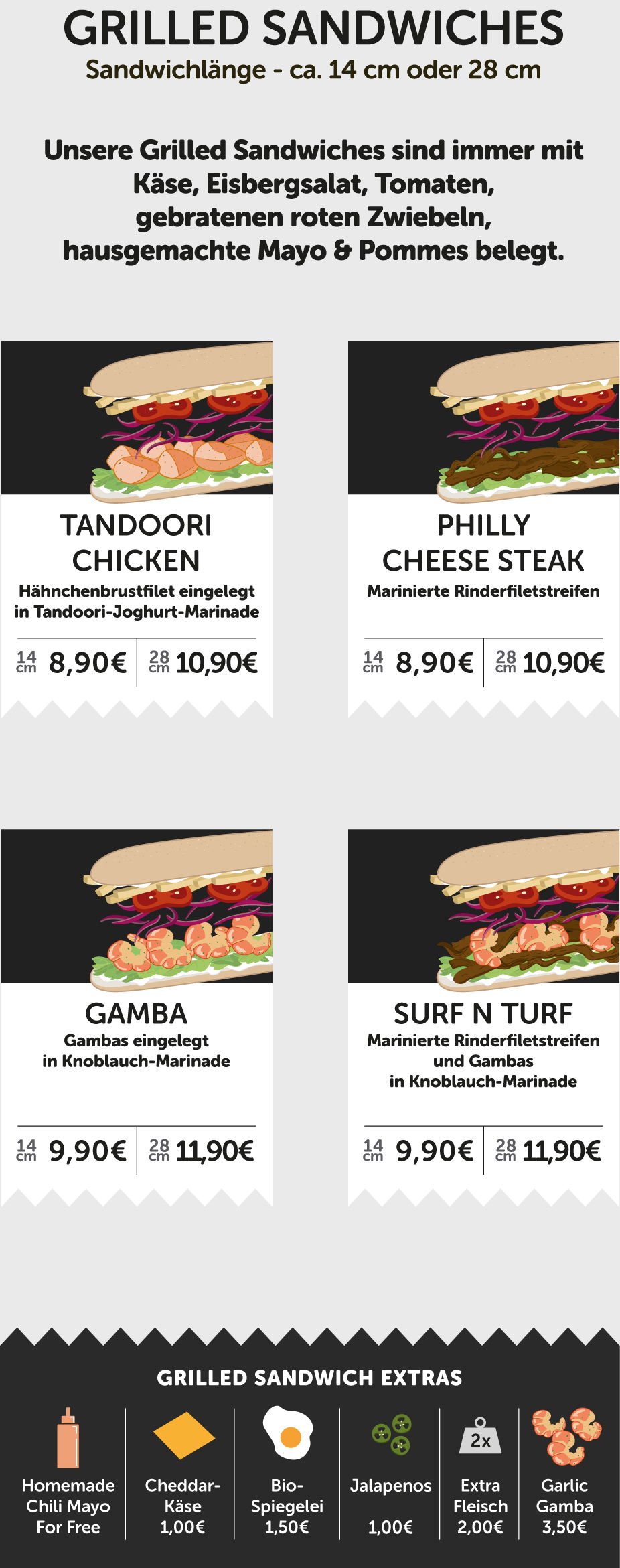 Cold Sandwiches